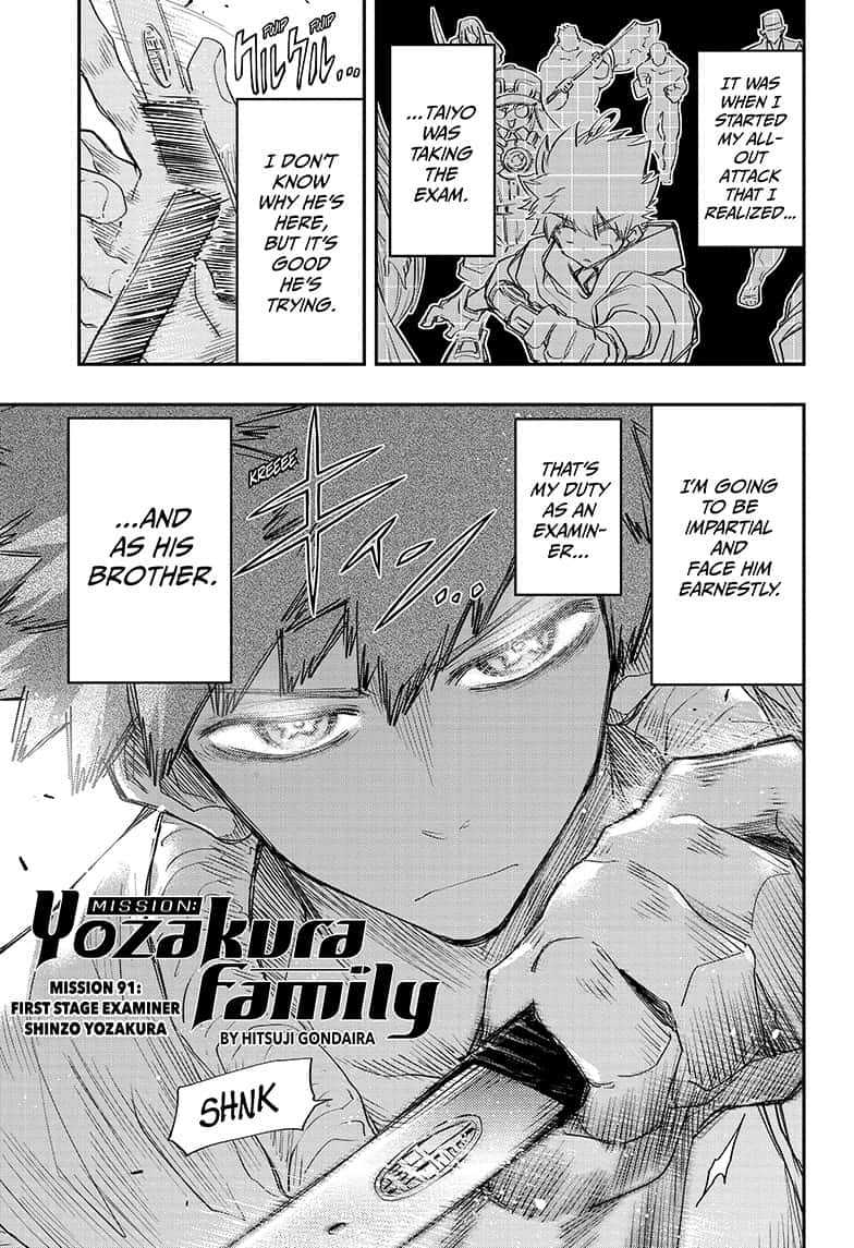 Mission: Yozakura Family Chapter 91 1